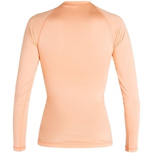 2019 Rip Curl Women's Sunny Ray Relaxed Long Sleeve Rash Vest Peach Wly6fw